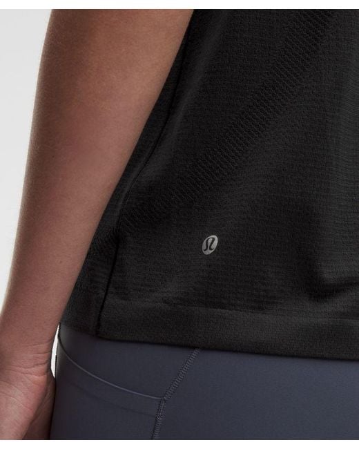 lululemon athletica Black – Super Swiftly Relaxed-Fit Tank Top – – Size Large