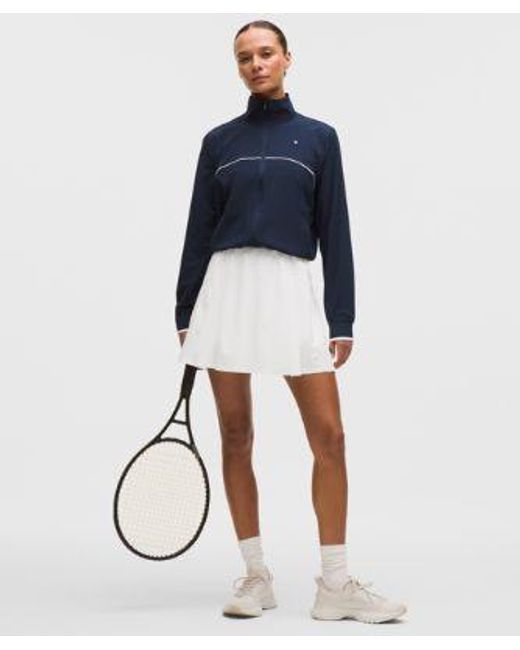 lululemon athletica Blue A-Line Side-Pleat Tennis Skirt