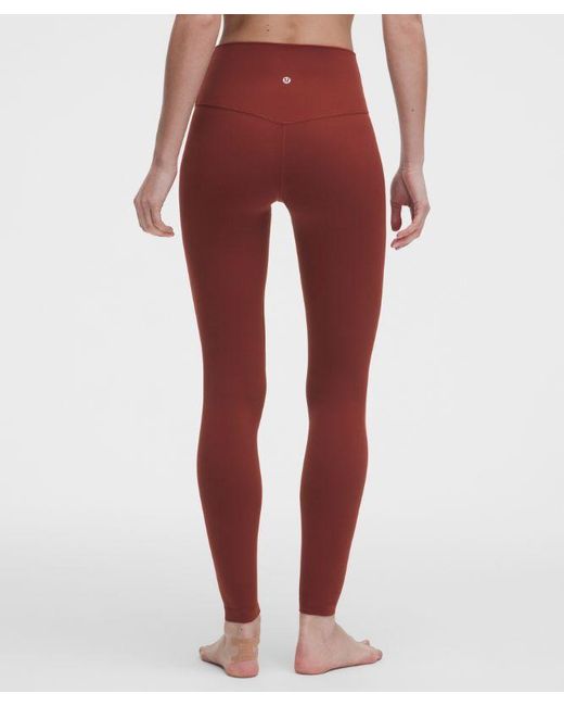 lululemon athletica Red Align No Line High-Rise Pant 28"