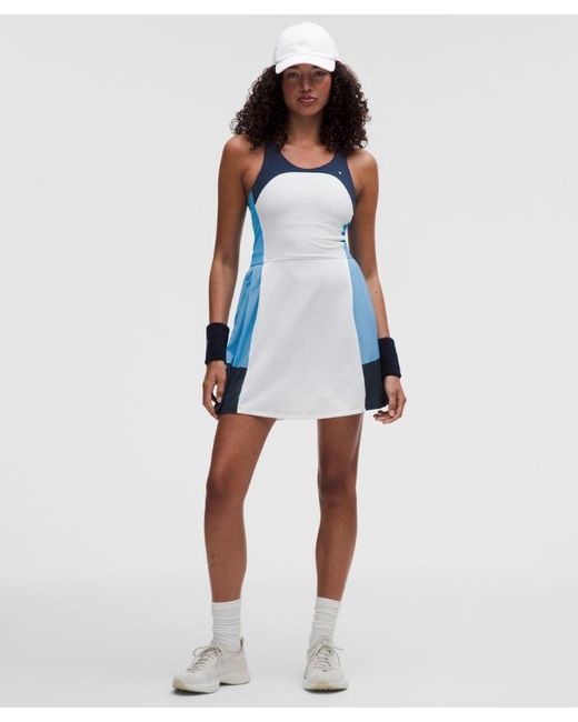 lululemon athletica Blue – Court Champ Racerback Tennis Dress B/C Cup – – Size Large