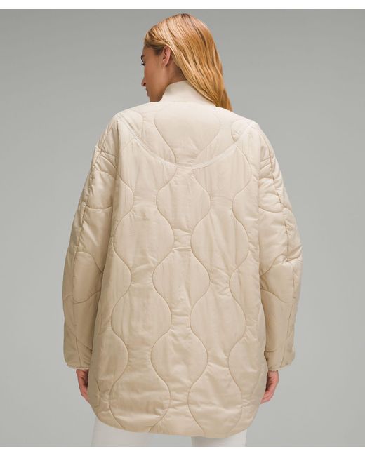 lululemon athletica Natural Quilted Light Insulation Jacket