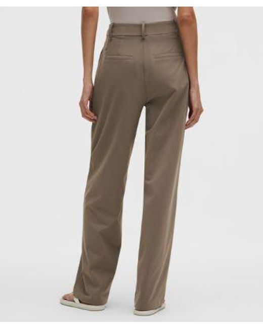 lululemon athletica Natural Daydrift High-Rise Straight-Leg Trouser