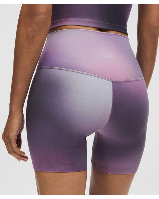 lululemon athletica Blue Align High-Rise Short 6"