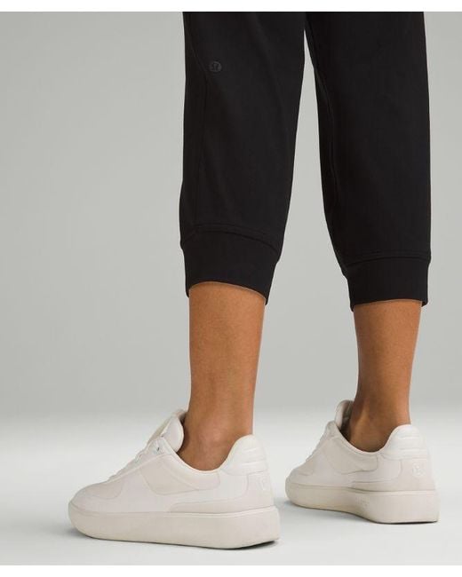lululemon athletica Black Soft Jersey Classic-fit Mid-rise Cropped Joggers