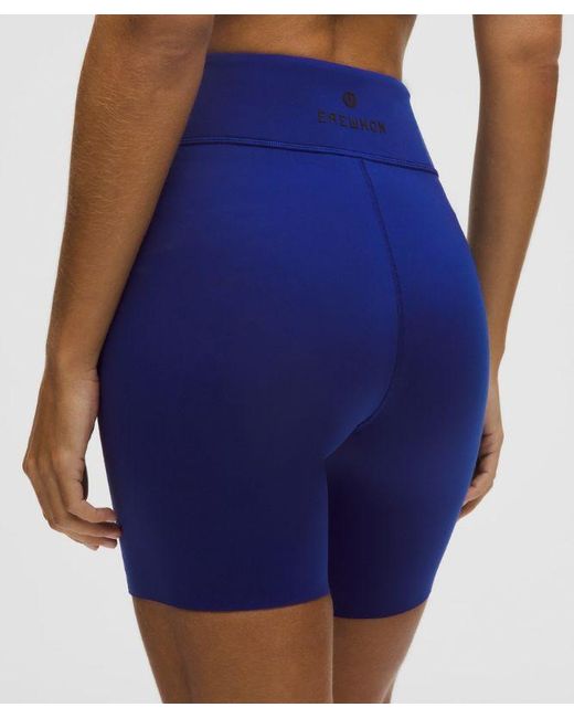 lululemon athletica Blue Santa Monica High-Rise Short 6"