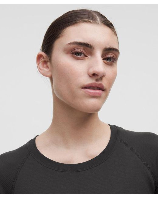 lululemon athletica Black Swiftly Tech Short Sleeve 2.0 Top