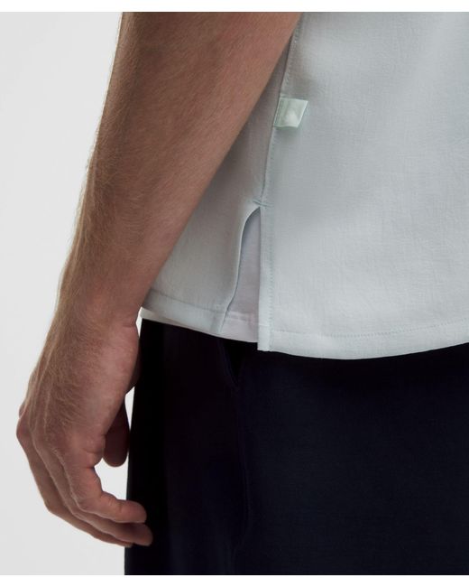 lululemon athletica White Lightweight Camp Collar Button-Up Shirt for men