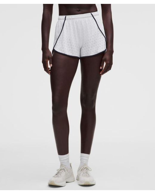 lululemon athletica Blue – Swiftly Mid-Rise Shorts – 3" – – Size 14