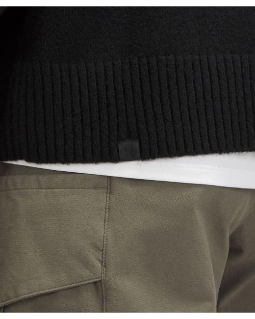 lululemon athletica Black Relaxed-Fit Knit Sweater for men