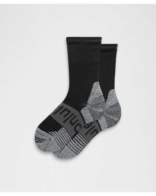lululemon athletica Black Power Stride Cushion Crew Socks