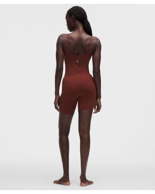 lululemon athletica Multicolor – Align Cami Bodysuit Light Support, A/B Cup – 6" – – Size 4