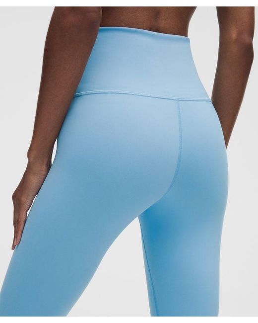 lululemon athletica Blue – Wunder Train No Line High-Rise Tight Leggings – 25" – – Size 4