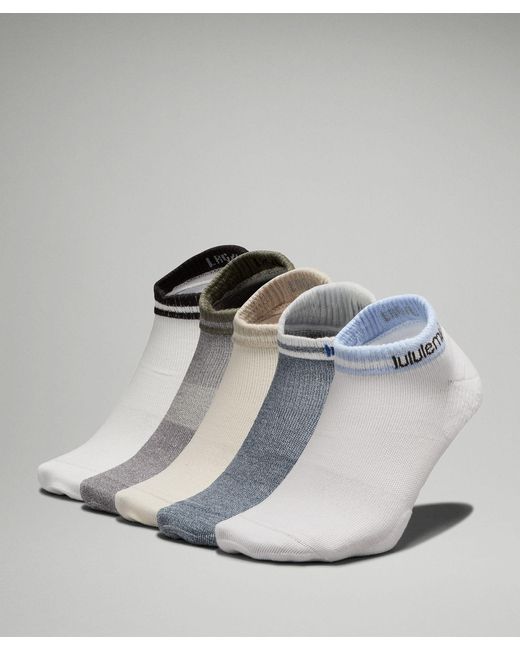 lululemon athletica White Daily Stride Comfort Low-ankle Socks 5 Pack