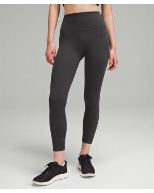 lululemon athletica Black – Wunder Train High-Rise Tight Leggings – 25" – – Size 16