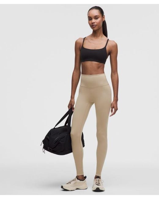 lululemon athletica White – Wunder Train No Line High-Rise Tight Leggings – 28" – Color Khaki – Size 4