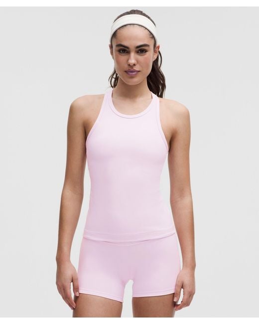 lululemon athletica Pink – Align Waist-Length Racerback Tank Top – – Size 4