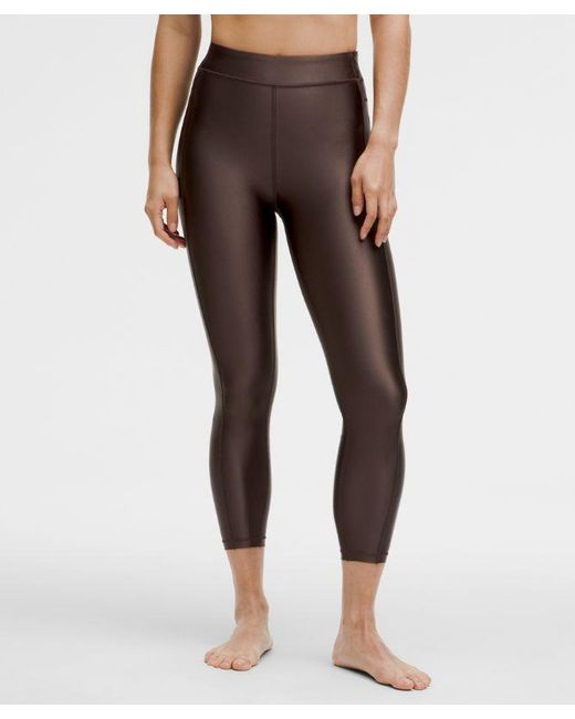 lululemon athletica Brown – Satin Shine High-Rise Tight Leggings – 25" – – Size 14