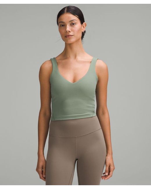 lululemon athletica Green Align Tank Top Light Support, A/B Cup