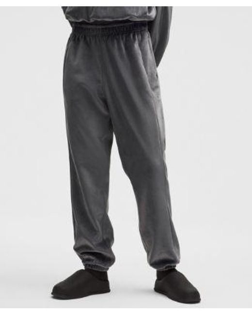 lululemon athletica Black – Scuba High-Rise Classic-Fit Jogger Velvet – – Size Large