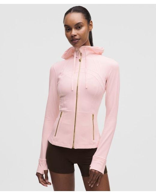 lululemon athletica Pink – Define Hooded Jacket Nulu – – Size 4