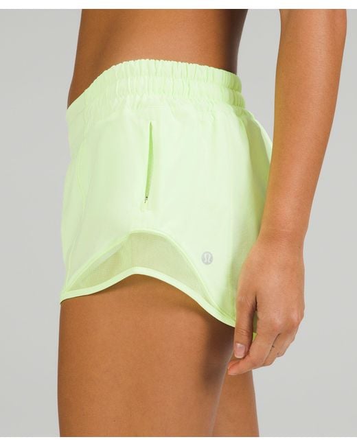 lululemon athletica Yellow Hotty Hot Low-rise Lined Shorts 2.5"