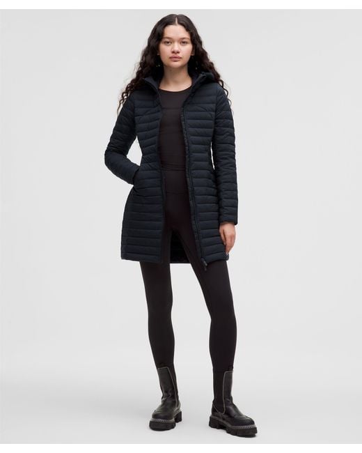 lululemon athletica Black Pack It Down Long Jacket