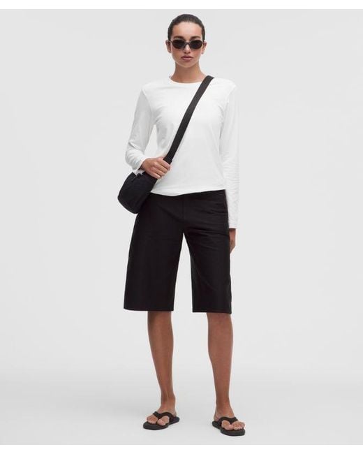 lululemon athletica White The Classic Jersey Long-Sleeve Tee