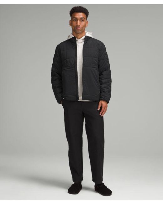 lululemon athletica Gray Route Ready Lightweight Insulated Jacket for men