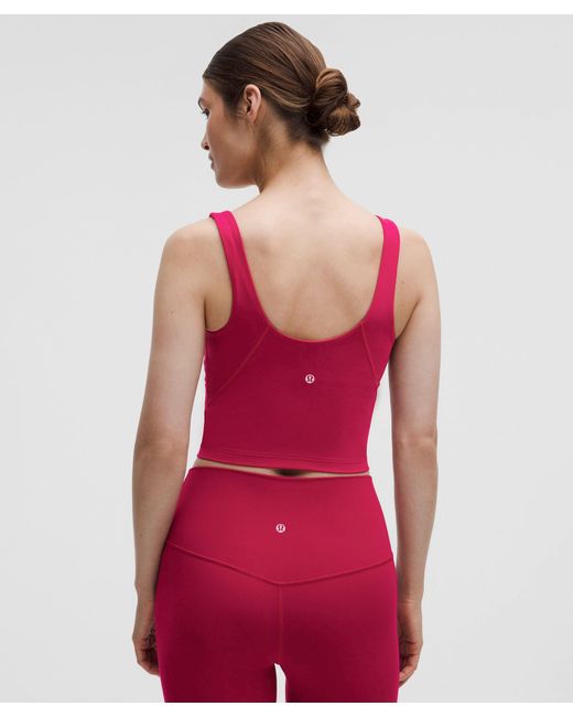lululemon athletica Red – Align Tank Top Light Support, A/B Cup – – Size 4