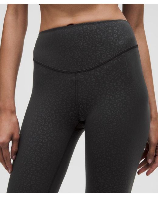 lululemon athletica Black Wunder Under Smoothcover High-Rise Tight 28"