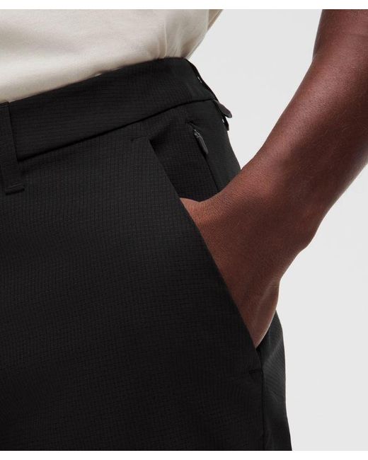 lululemon athletica Black Abc Slim-Fit Trouser 34L for men