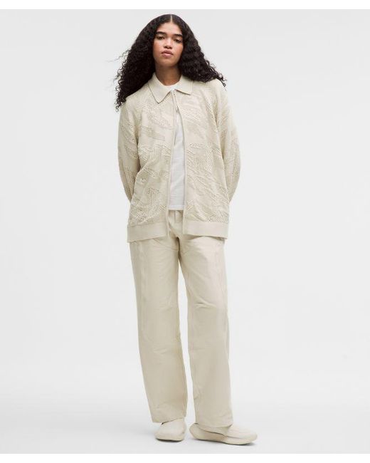 lululemon athletica Natural – Utilitech Twill Mid-Rise Carpenter Pants Slnsh Collection – Color Khaki – Size 28