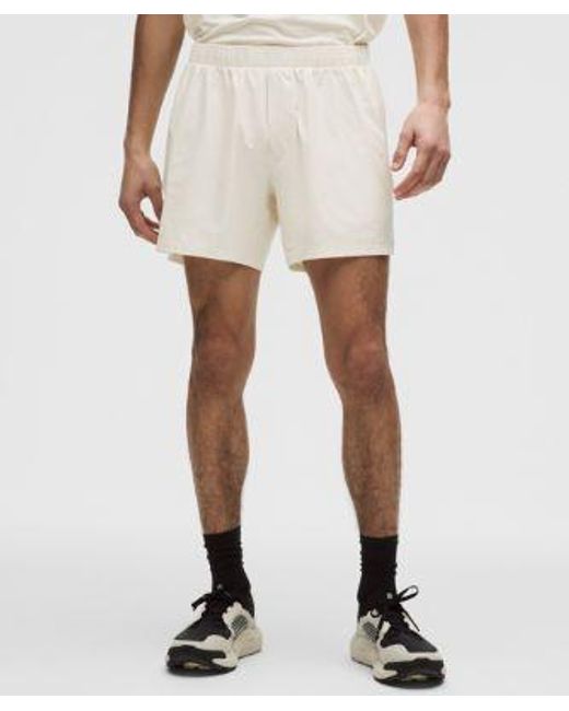 lululemon athletica Natural Mile Maker Ripstop Linerless Short 6" for men