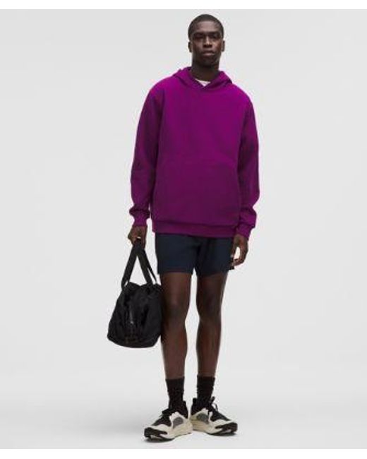 lululemon athletica Purple Steady State Pullover Hoodie for men