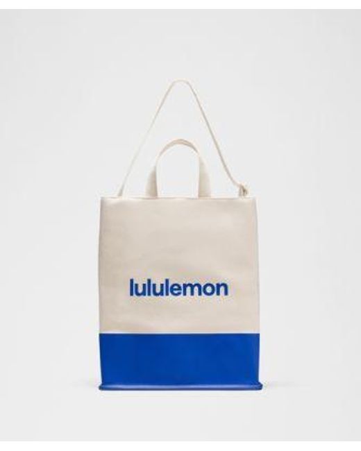lululemon athletica White – Canvas Market Tote Bag 19L –