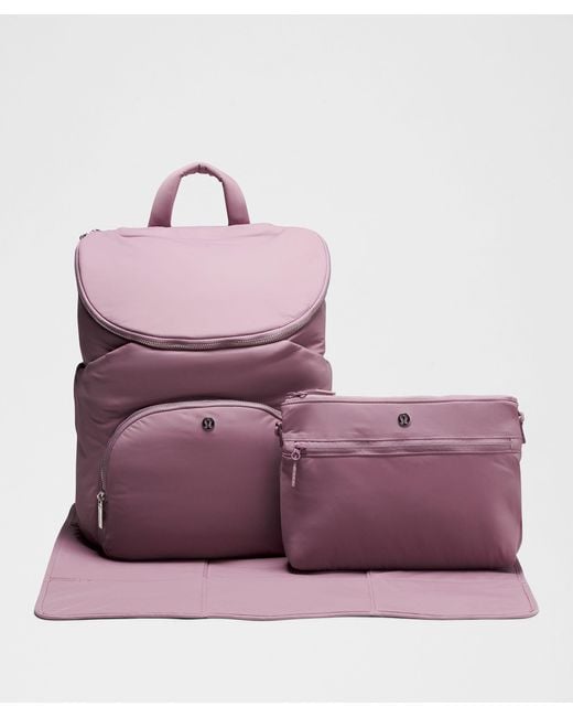 lululemon diapee bag Backpack ReNew Family Consignment Repellent Diaper Bag With 17L Of Storage. NWT Lululemon New Parent Diaper