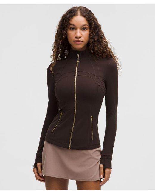 lululemon athletica Brown – Define Jacket Nulu – – Size 8