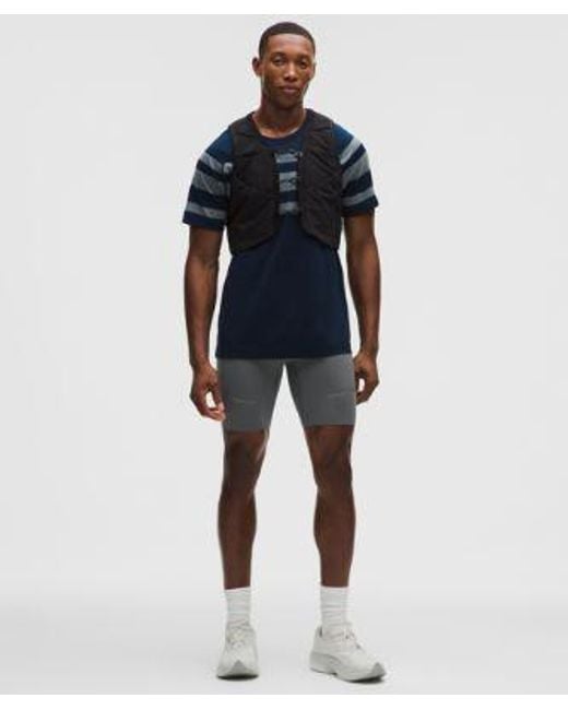lululemon athletica Blue – Fast And Free Half Tights – 8" – – for men
