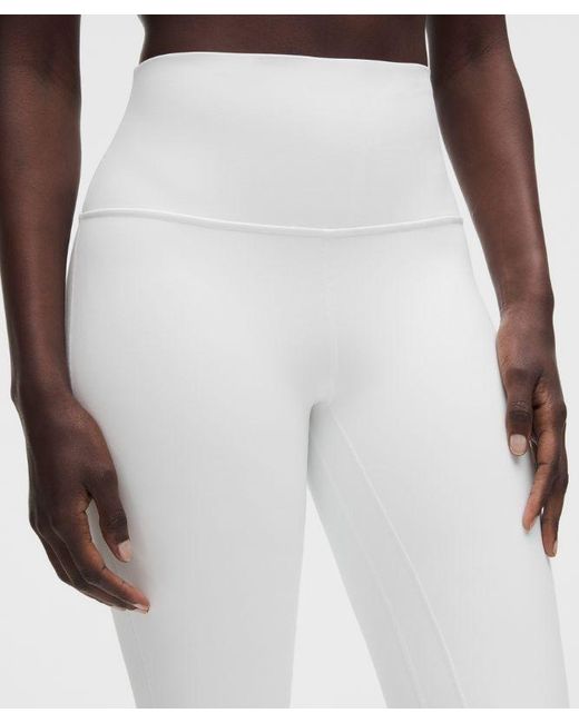 lululemon athletica White – Align High-Rise Pants – 25" – – Size 4