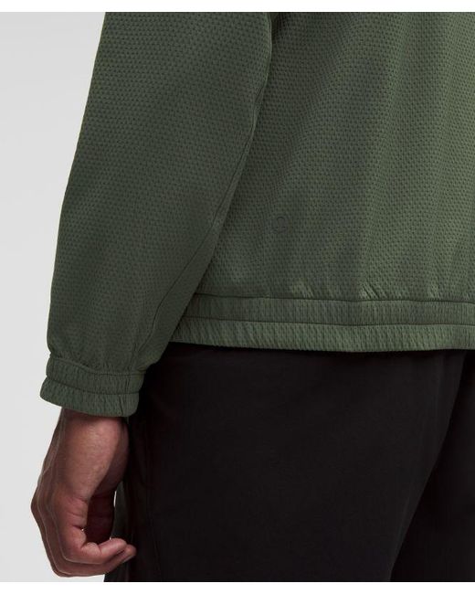lululemon athletica Green – License To Train Textured Full Zip Jacket – – Size Large for men
