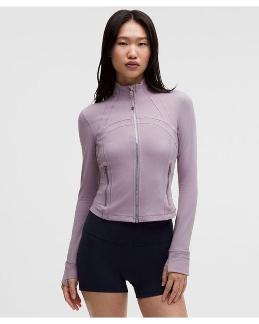 lululemon athletica Purple Define Cropped Jacket