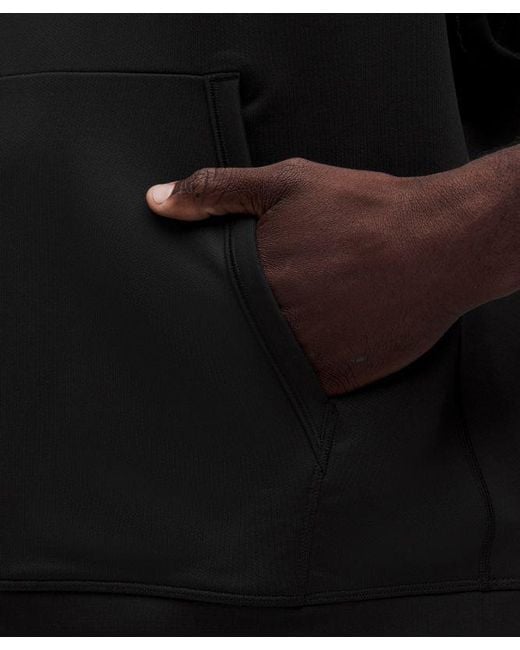 lululemon athletica Black Warm-Up Sleeveless Gym Hoodie for men