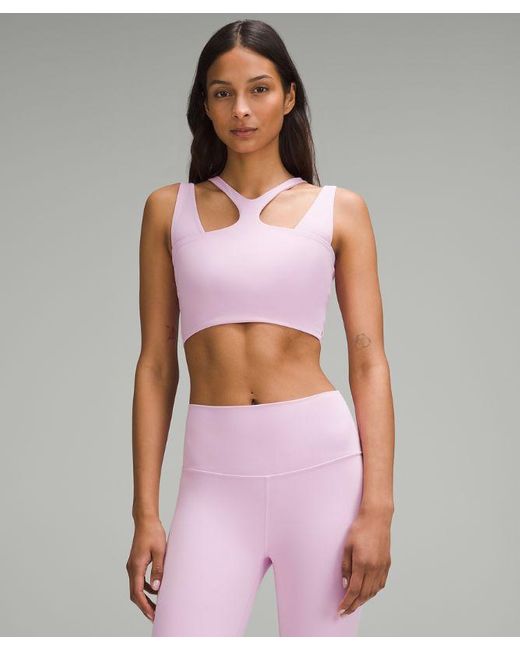 lululemon athletica Pink – Bend This V And Racer Sports Bra Light Support, A-C Cups – –
