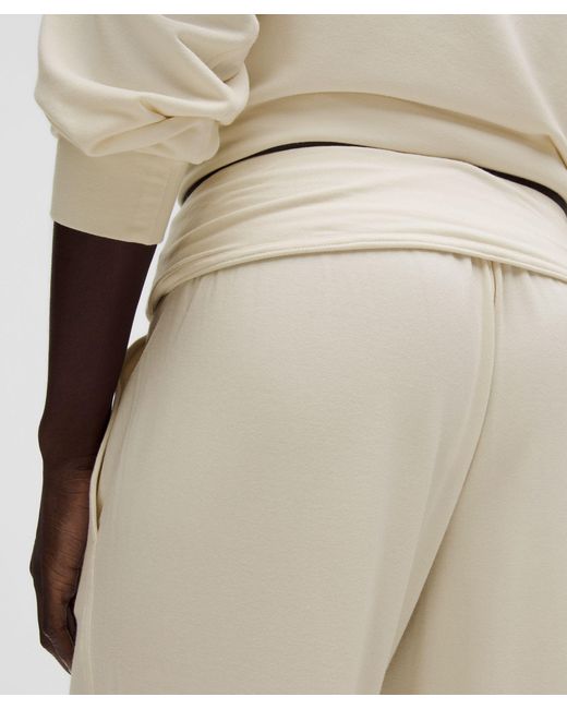 lululemon athletica Natural Becalm Mid-Rise Flared Pant