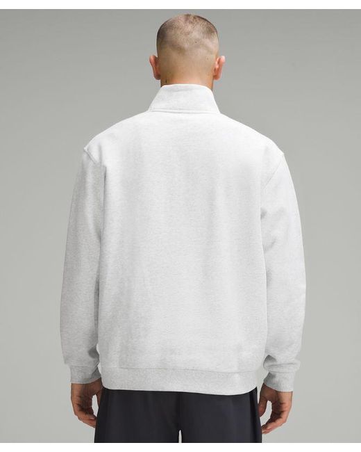 lululemon athletica Gray Steady State Half Zip for men