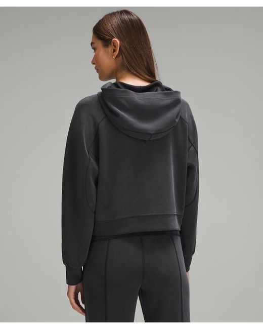 lululemon athletica Gray Softstreme Hoodie - Color Black - Size 0