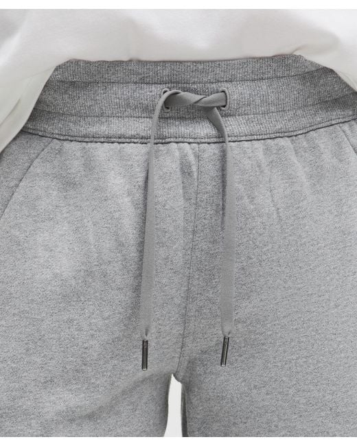 lululemon athletica Gray Scuba Mid-Rise Wide-Leg Pant