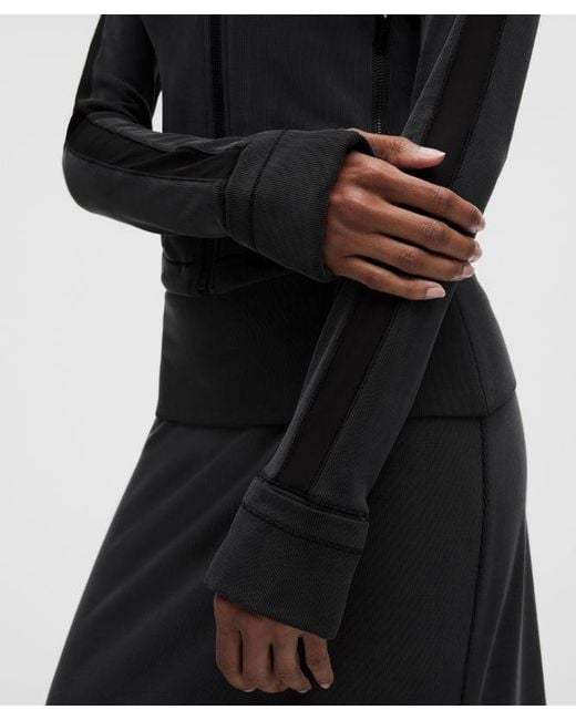 lululemon athletica Black – Define Jacket Micro-Rib Drapey Softstreme – – Size 4