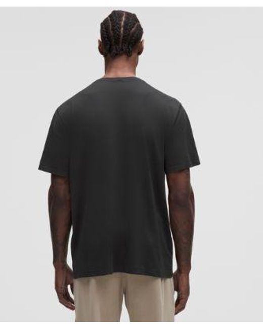 lululemon athletica Black Metal Vent Tech Relaxed-Fit Short-Sleeve Shirt for men