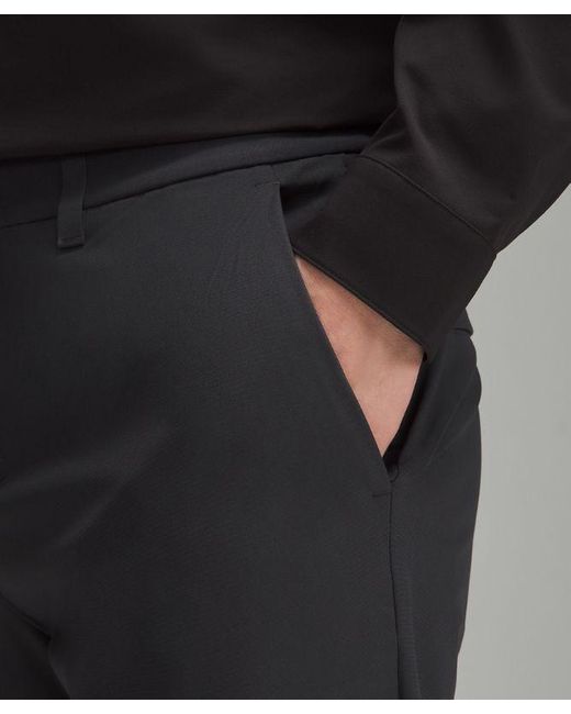 lululemon athletica Black – Abc Classic-Fit Trousers 34"L Warpstreme – – for men